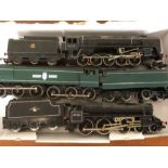 Railway HO / OO, collection of three locomotives and tenders to include the Dorset Yeoman