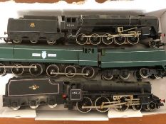 Railway HO / OO, collection of three locomotives and tenders to include the Dorset Yeoman