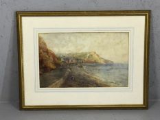 ARTHUR W. PERRY (British fl.1908-1939), watercolour of Sidmouth, signed lower left, approx 45cm x