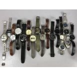 Collection of fashion watches of various makes and conditions 18 in total