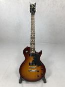 JHS Vintage Les Paul style electric guitar, with stand
