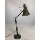 Vintage Anglepoise lamp in dark green