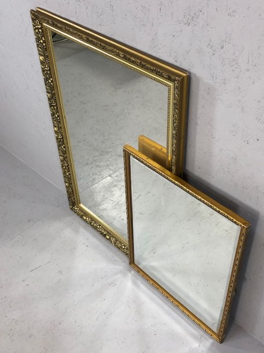 Two gilt framed mirrors, the larger approx 97cm x 66cm - Image 5 of 5