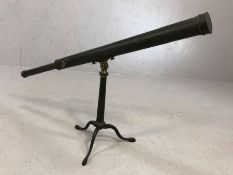 Vintage Telescope on folding tripod base