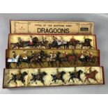 Vintage Toys W Britains: Quantity of mounted horseback figures various