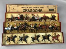 Vintage Toys W Britains: Quantity of mounted horseback figures various