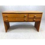 Mid century Stag side board/chest of four drawers, approx. 118cm x 43cm x 69cm tall