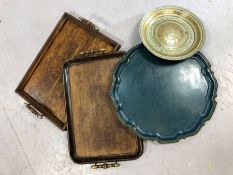 Collection of vintage trays