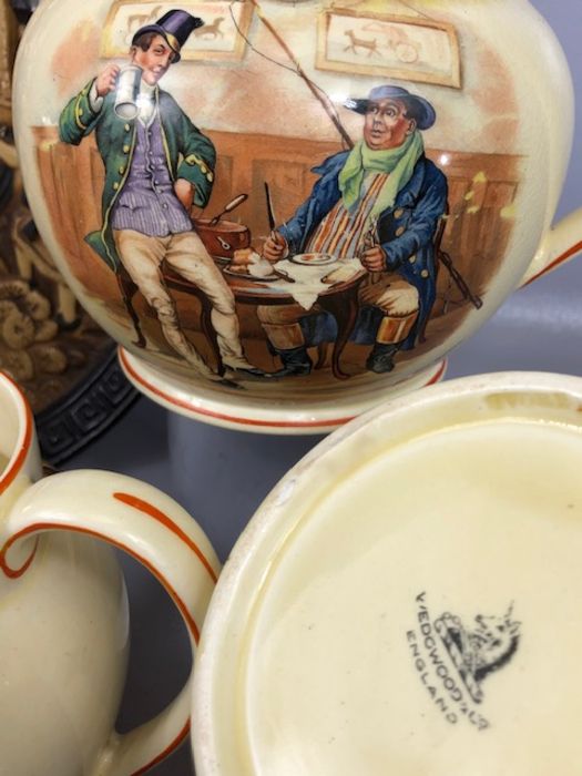 Collection of curios to include three ceramic Wedgwood graduated jugs depicting Dickens - Image 7 of 7