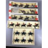 Toys - W Britain (Britains) boxed sets to include Horse Guards, 1st Dragoons and three other boxed