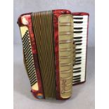 Hohner Concerto IV Accordian, no case