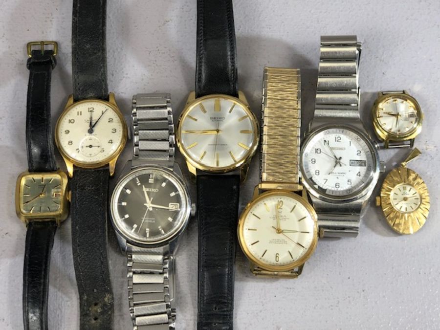 Vintage watches to include ONSA, SEIKO, SMITHS & BULER (8)