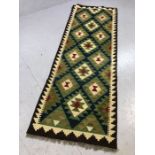 Maimana Kilim runner, approx 201cm x 70cm