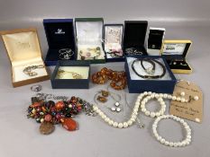 Collection of costume jewellery