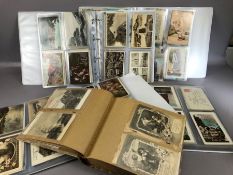 Approx 500 vintage Postcards and including Mabel Lucy Attwell cartoons, Cheeky postcards by Pedro,