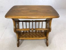 Ercol magazine rack / side table