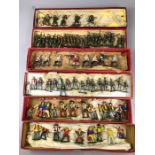 Toys - W Britain (Britains) large collection of mixed Britains toys to include Regiments, Cowboys,