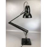 Black vintage Anglepoise desk lamp