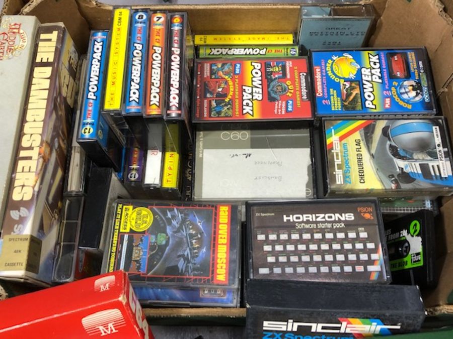 Collection of vintage computer gaming items to include a Commodore 64 and a collection of games - Image 7 of 7