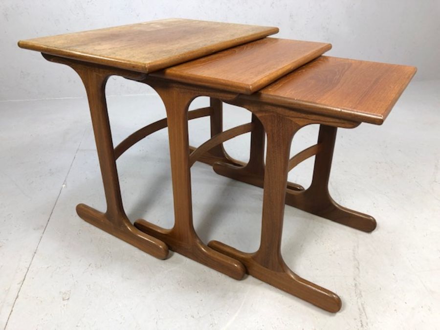 Mid century G-Plan nest of three tables