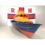 Large inshore model of a lifeboat, partially built. An exceptional modellers / collectors piece,