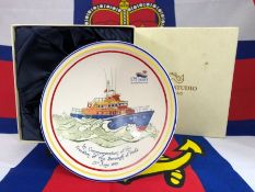 Poole pottery commemorative bowl: 'In Commemoration of the Freedom of the Borough of Poole, 23rd