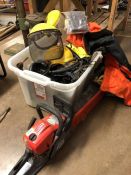 Mito X Pro petrol chainsaw CS50 and assorted safety gear