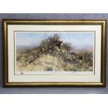 DAVID SHEPHERD, limited edition print, 'The Best Spots on the Hill', signed in pencil, 42/950,
