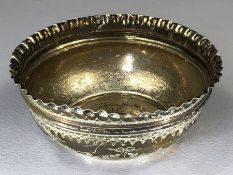 London Hallmarked Victorian Silver dish maker Charles Edwards dated 1882 approx 10cm in diameter and