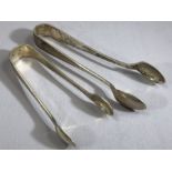 Two of hallmarked silver sugar nips one by Cooper Brothers & Sons Ltd total weight approx 36g