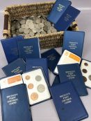 Collection of British coins to include 14 books of First Decimal coins