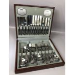VINERS Kings Royale Canteen of Cutlery, 44 piece, boxed