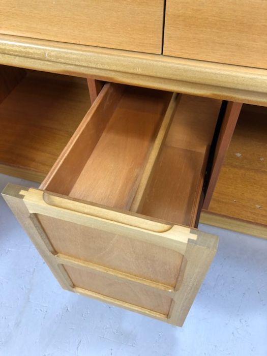 Mid Century NATHAN Sideboard with two drawers, two cupboards and pull out drinks drawer to centre, - Image 5 of 7