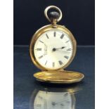 18ct Gold Full Hunter: cased hunter pocket watch, Hamilton & Co., The Orient No 17827 total weight