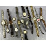 Collection of watches various makers and conditions