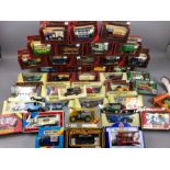 Collection of boxed toy cars to include Matchbox, Hornby etc