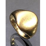 9ct Gold Pinky ring size 'F' & approx 3.1g