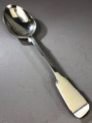 Large Victorian Silver hallmarked spoon Exeter 1859 by maker Josiah Williams & Co (James & Josiah