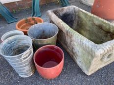 Small collection of garden planters and pots