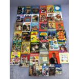 Collection of vintage books and annuals 1950s - 1980s