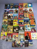 Collection of vintage books and annuals 1950s - 1980s