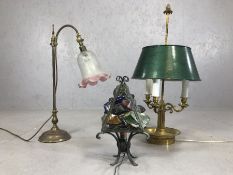 Three unusual table lamps