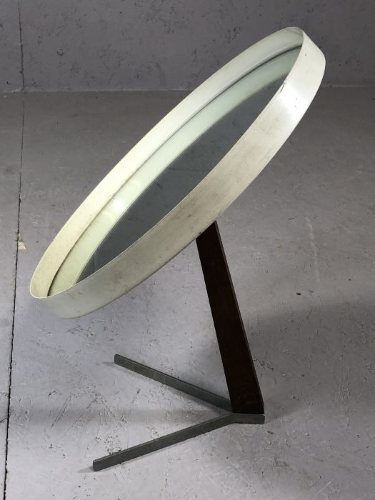 1960's Durlston Designs circular adjustable table mirror, approx 36cm in diameter (A/F) - Image 3 of 4
