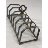 Silver Hallmarked Toast rack Birmingham by maker Adie Brothers Ltd