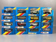 Collection of 20 boxed Matchbox MB series diecast vehicles to include: 44 x2, 14, 27, 37, 73, 7, 12,