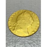 Gold Coin: George III "spade" Guinea 8.3g dated 1795