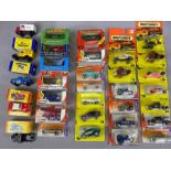 Collection of 32 boxed Matchbox diecast vehicles to include three limited edition steam engines