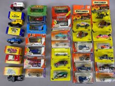 Collection of 32 boxed Matchbox diecast vehicles to include three limited edition steam engines