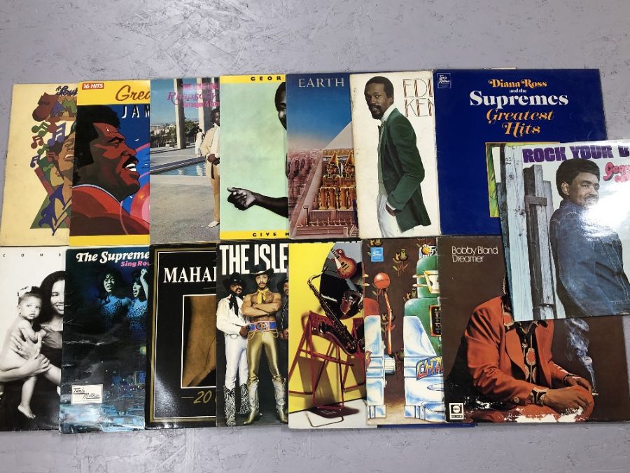 15 SOUL / FUNK LPs inc. James Brown (x 2), Bobby Bland, Isley Brothers, Supremes, George Benson,