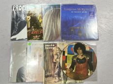 8 ROCK/POP LPs inc. Procol Harum, Beatles, Adele, Loreena McKennitt, Eurythmics, Jethro Tull etc.